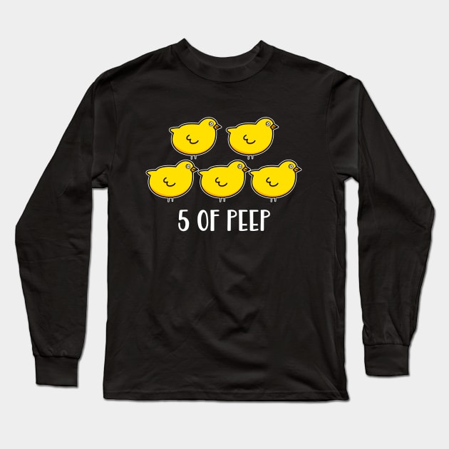 Five Of PEEP - Respiratory Therapist Long Sleeve T-Shirt by BDAZ